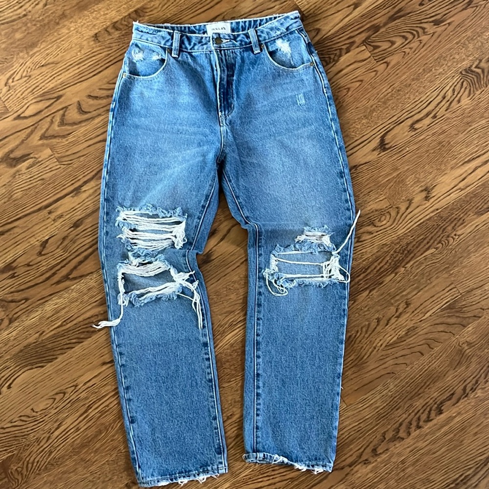 ROLLA’S Original Australian Jeans, cropped straight fit, size 28